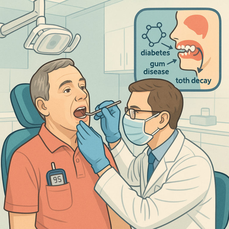 Pemeriksaan gigi rutin untuk penderita diabetes di Royal Dental Center Medan