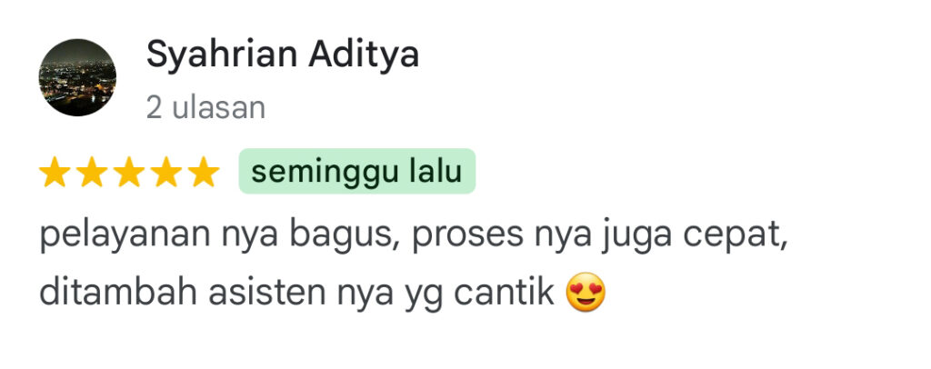 Dokter Gigi Terbaik Medan - Review Syahrian Aditya